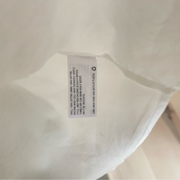 Women's Sleeveless Crochet Trim Dress -Universal Thread™White Multiple Sizes 11 - Picture 8 of 9